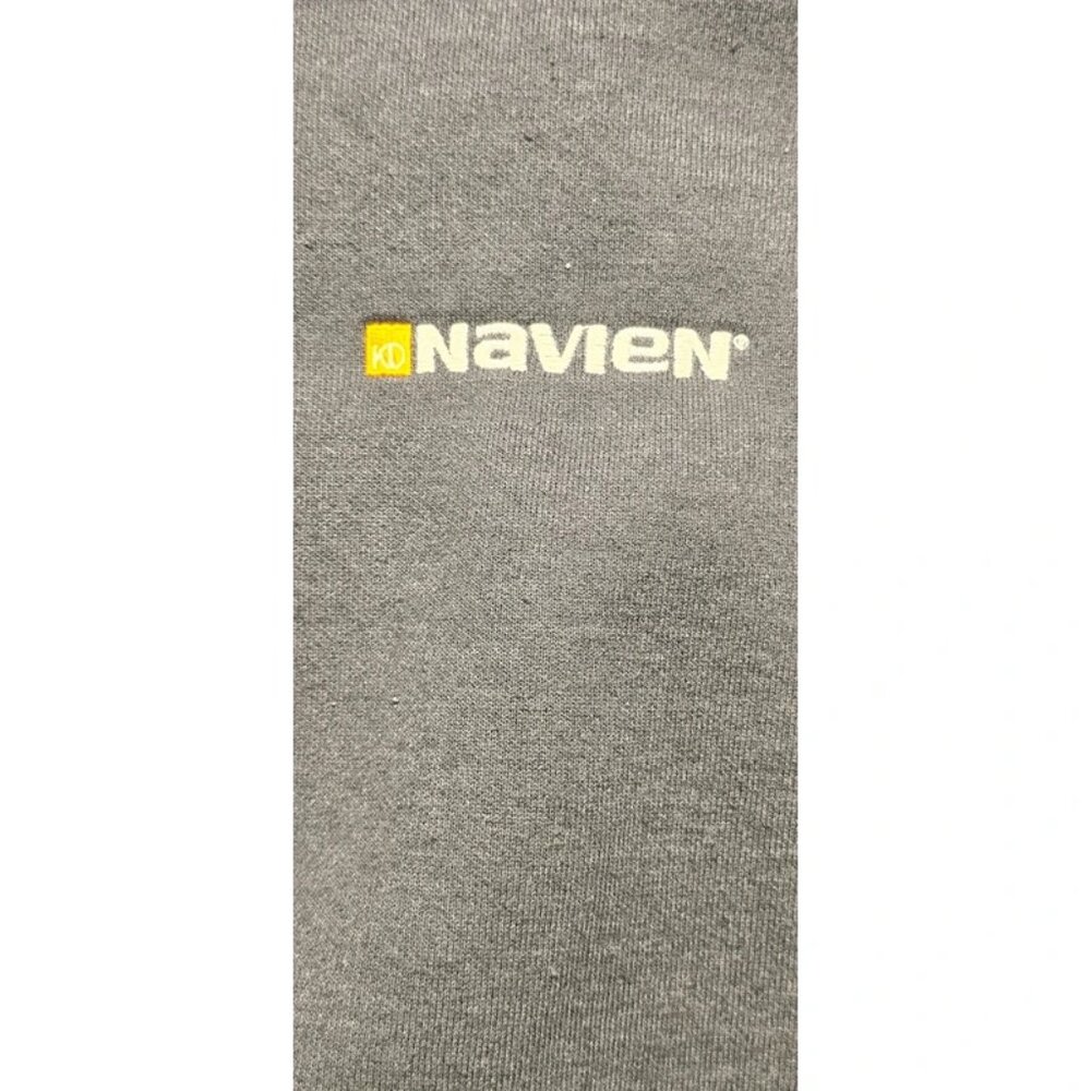 Carhartt Original Fit Hooded Sweatshirt Mens XL Navien Blue Logo Fleece - Picture 9 of 16